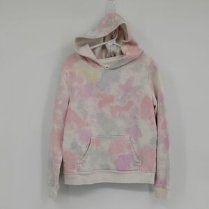 Jumping Beans Cream Watercolor Hoodie Sweatshirt Size 7